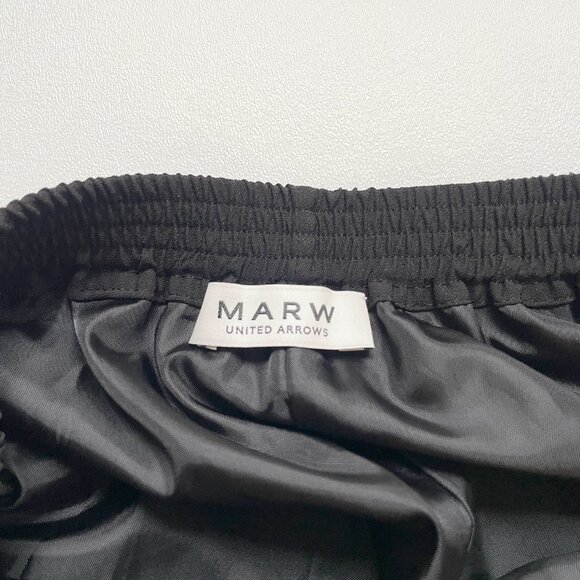 MARW United Arrows Pants Black Size JP 36 US Small NEW NWT - Picture 8 of 15